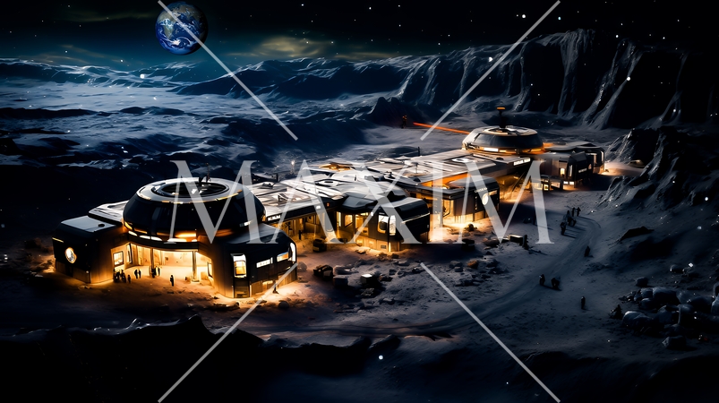 月面基地：精緻CG