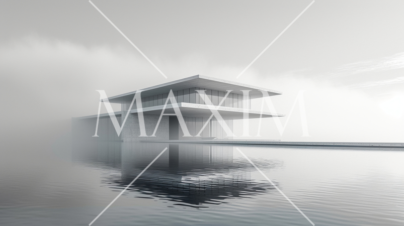 「永遠：eternity」をテーマにしたミニマリズムなイメージ