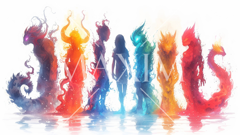 七つの大罪の具象化：人の行動に立ちはだかる誘惑、犯してしまった罪など