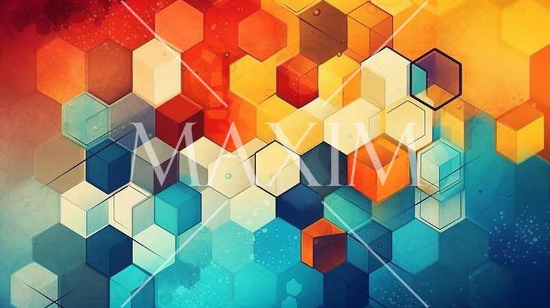 ジオメトリックデザインの背景