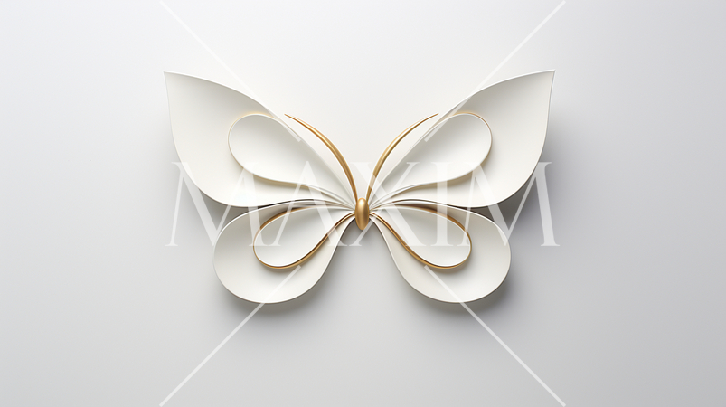 結婚式のイメージ：ハートと飛翔をイメージしたシンボルデザイン