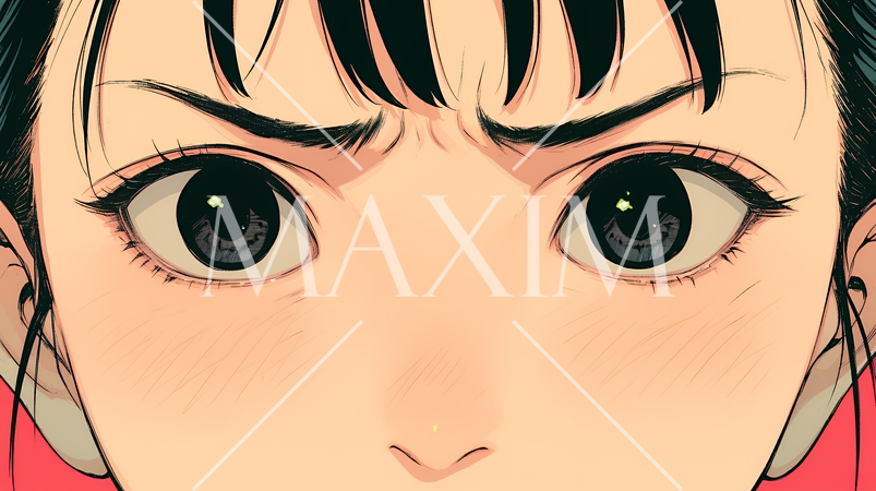 想定外のことを目にして驚いている様子