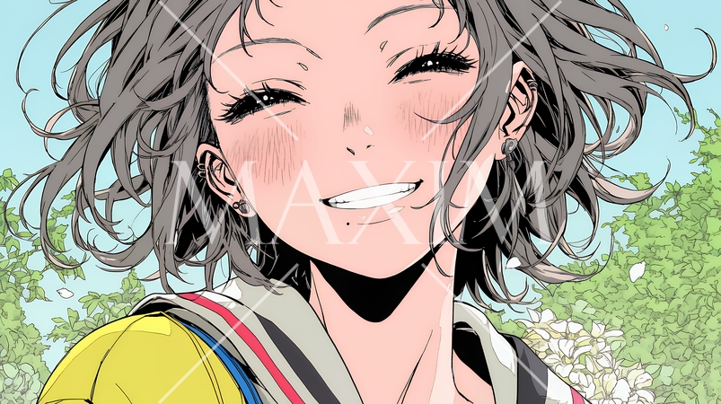 満面の笑みでYesと言っている若い女性