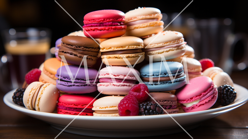 色とりどりのマカロン