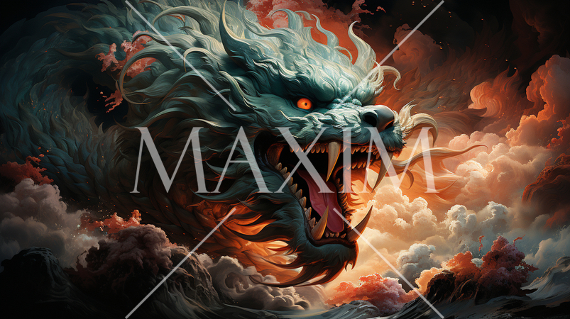 龍のシュールレアリズムぽい描写