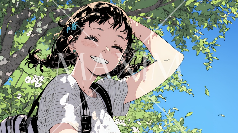 満面の笑みでYesと言っている若い女性