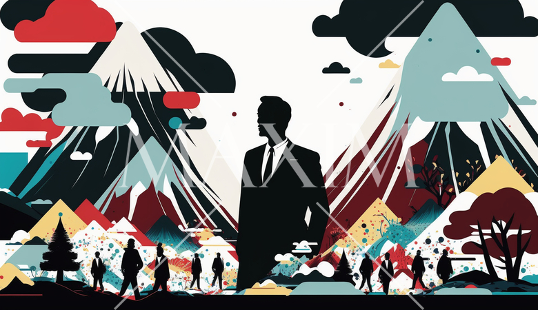 リーダーシップと指導：リーダーシップ、指導者と部下の関係。