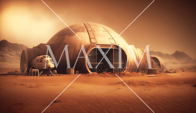 火星の宇宙基地