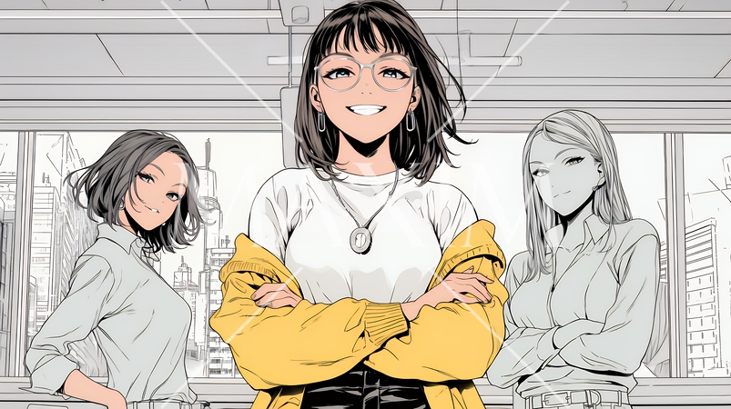 自信満々の女性リーダーが率いるプロジェクトチーム