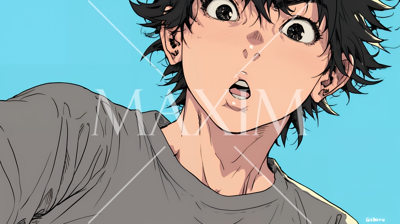 想定外のことを目にして驚いている様子