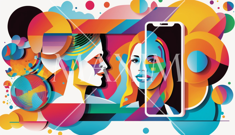 仕事のコミュニケーション：メールのやり取り、電話、ビデオ会議。