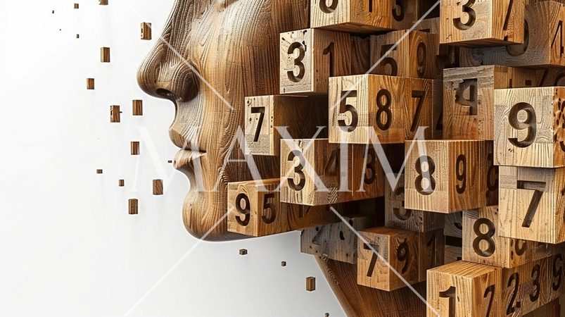 売上計画などの数値計画に悩んでいる人のイメージ