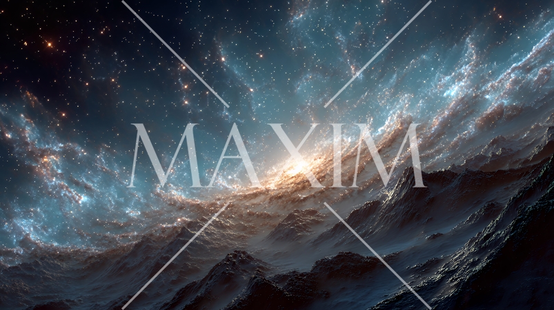 天文学のポスター用図版：広大な宇宙