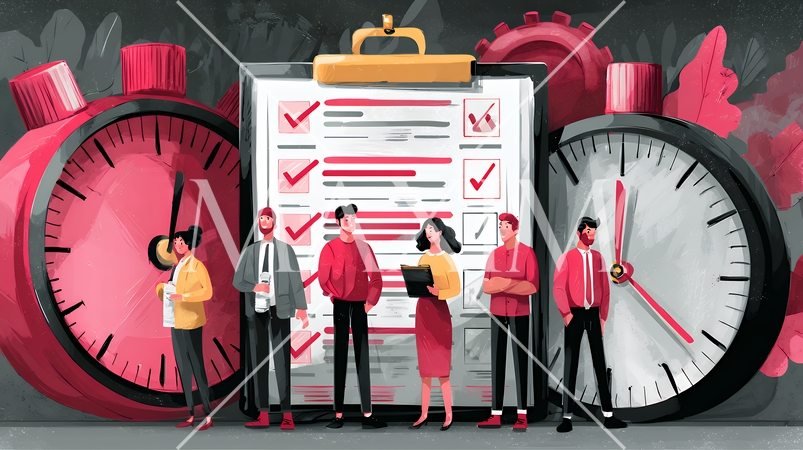 PDCA：「Plan（計画）」「Do（実行）」「Check（評価）」「Action（改善）」のイメー