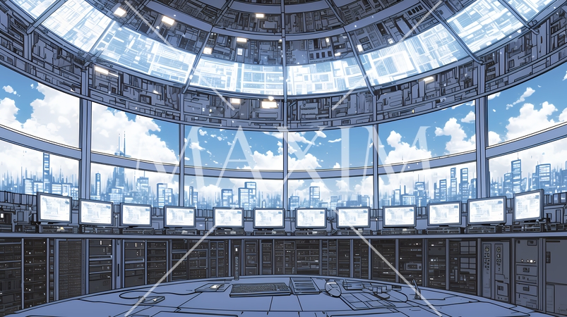 ビッグデータとAI：データ解析による洞察とデータセンターの役割のイメージ