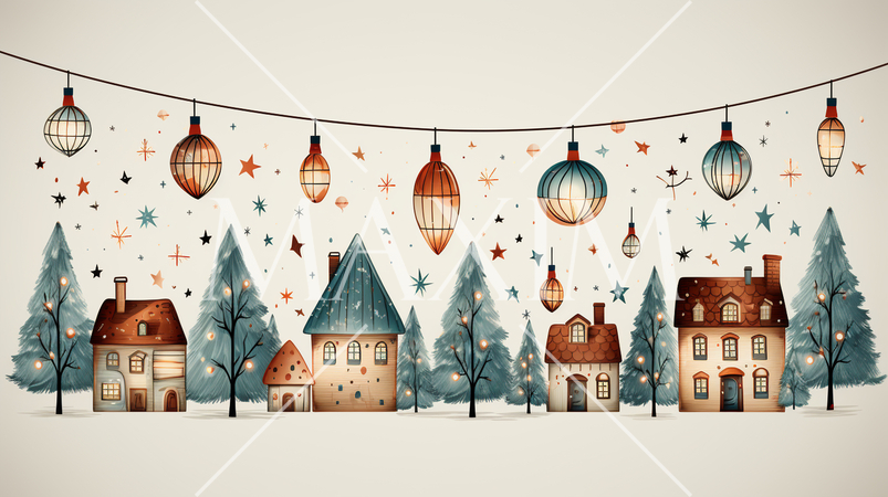 クリスマスを彩るデコレーションライト