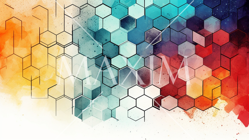 ジオメトリックデザインの背景