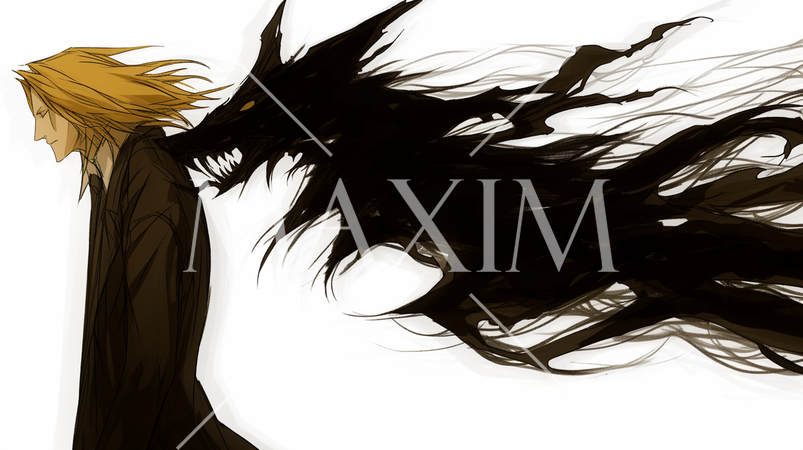 邪心にとりつかれている男性