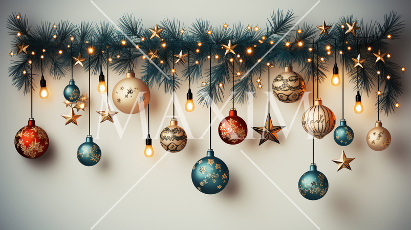 クリスマスを彩るデコレーションライト