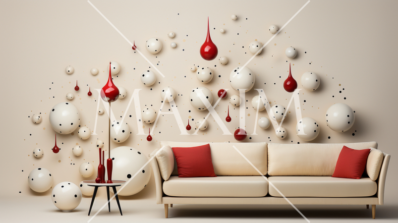 メリークリスマス：ミニマルアート（Minimalism）的表現の背景画像