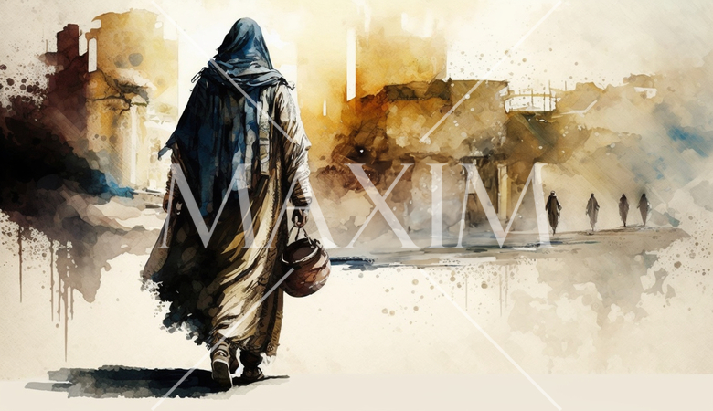 人馬で脱出するイランやパレスチナの難民達