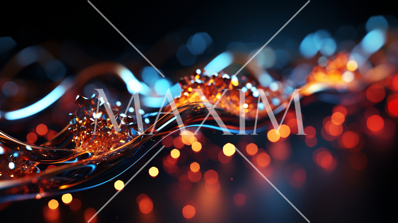 幻想的な波のイメージの背景