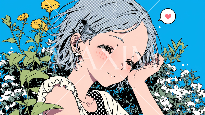 頭の中がハートマークでいっぱいの恋する乙女