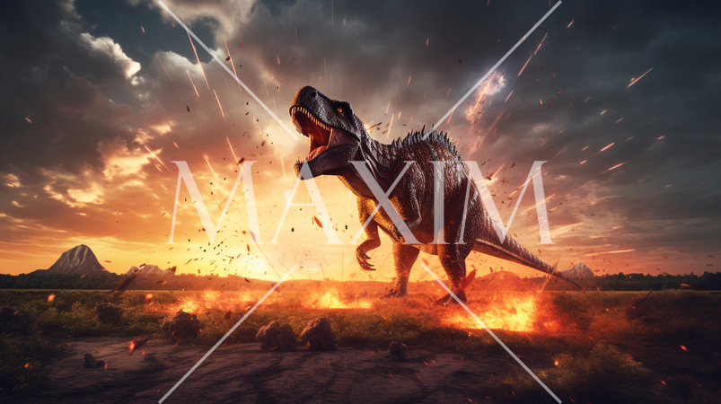 巨大隕石（彗星）衝突により恐竜が絶滅した