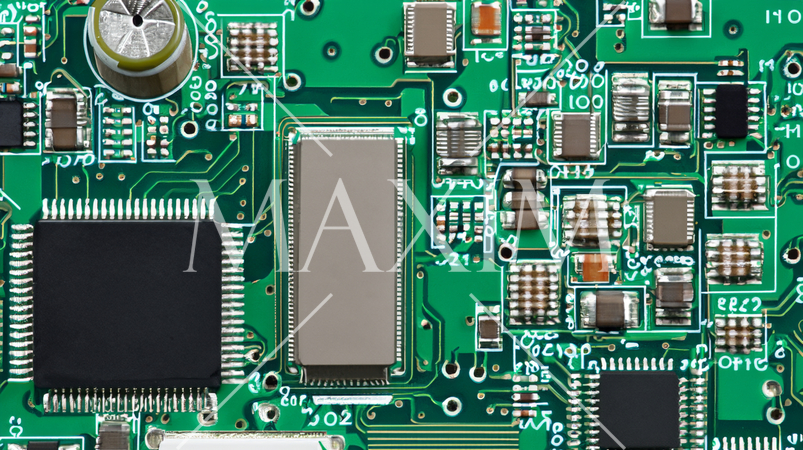 コンピュータ基板のイメージ背景画像：精緻CG画像