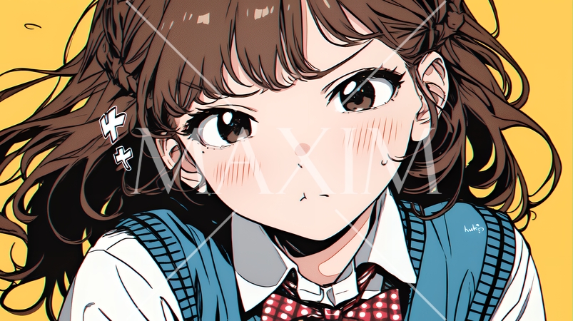 「はぁ？」と呆れた表情をしている女子高生