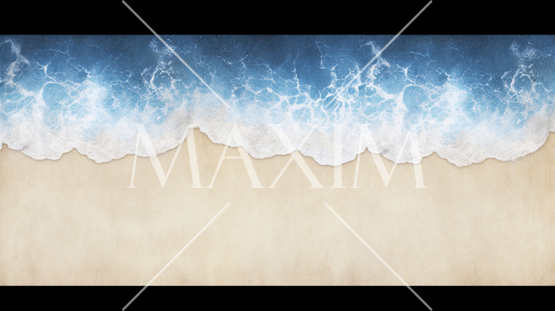 南国の海の波打ち際