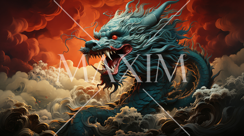 龍のシュールレアリズムぽい描写