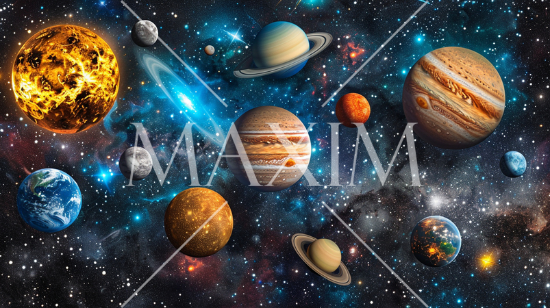 惑星、星雲、銀河など天体をテーマにした背景画像