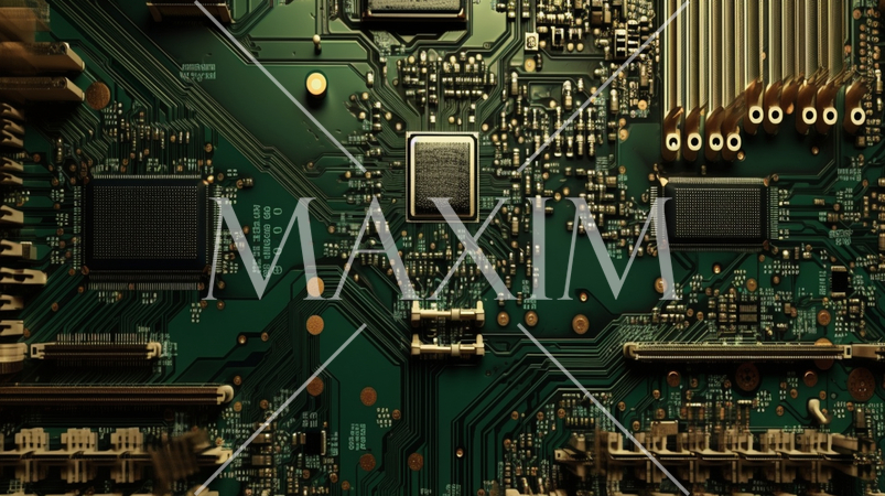 コンピュータ基板のイメージ背景画像：精緻CG画像