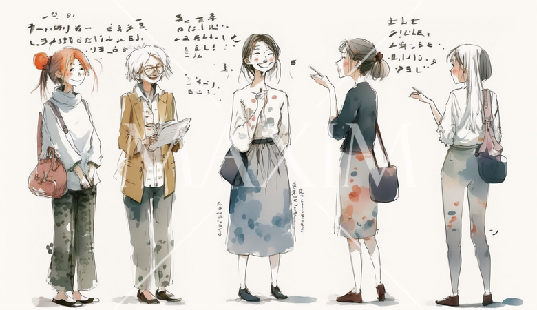 街でよく見かける井戸端会議