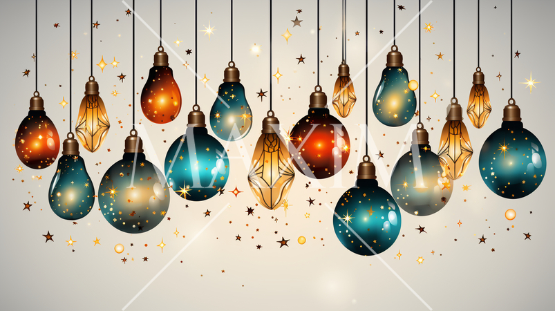 クリスマスを彩るデコレーションライト