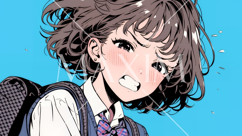 「バカ言ってんじゃないよ」と激怒している女子高生