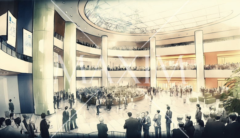学会やビジネスショーのイベントホール