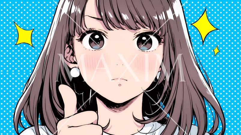 親指を立てて賛成の意思表示をしている若い女性