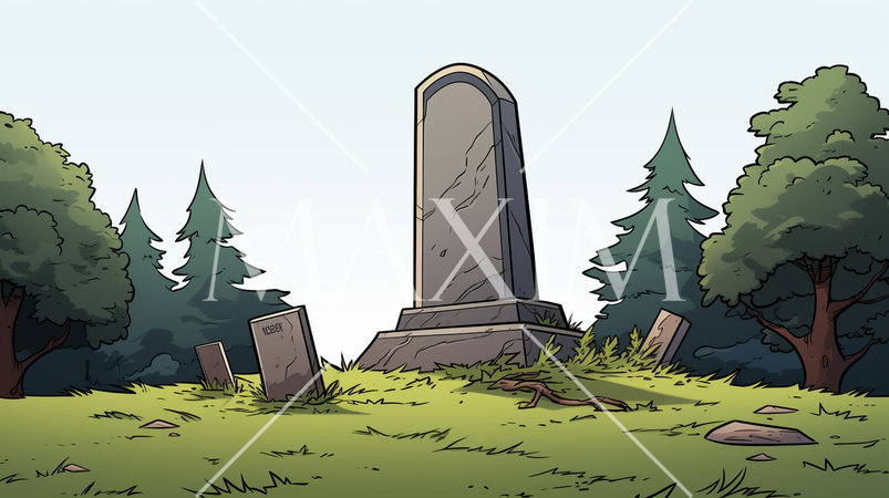 墓石：普通の野ざらしになっているちょっと古い墓石