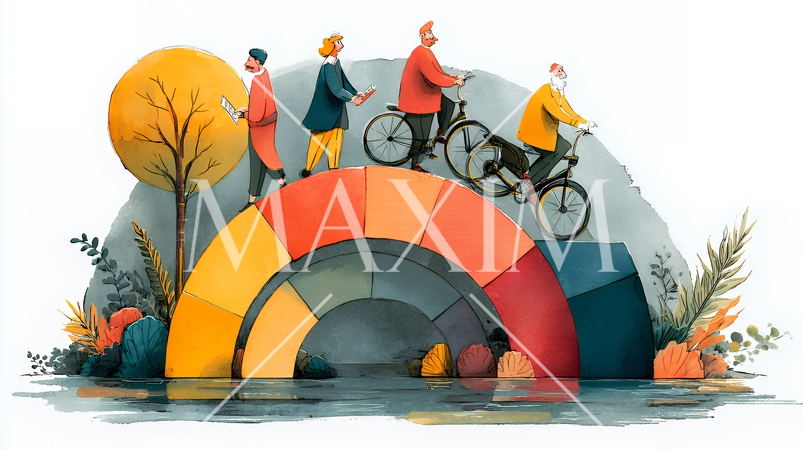 PDCA：「Plan（計画）」「Do（実行）」「Check（評価）」「Action（改善）」のイメー