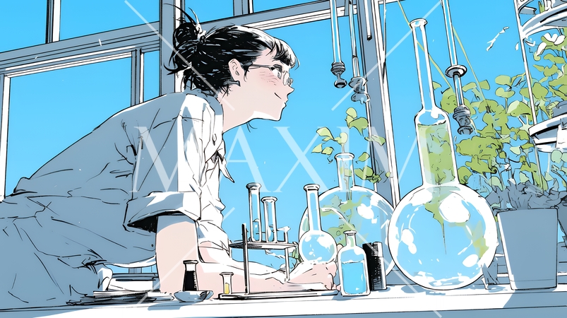 企業とか大学の研究室：植物由来成分研究