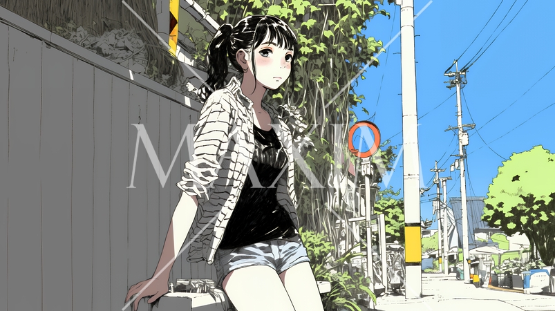 何も予定がない穏やかな休日を過ごしている若い女性