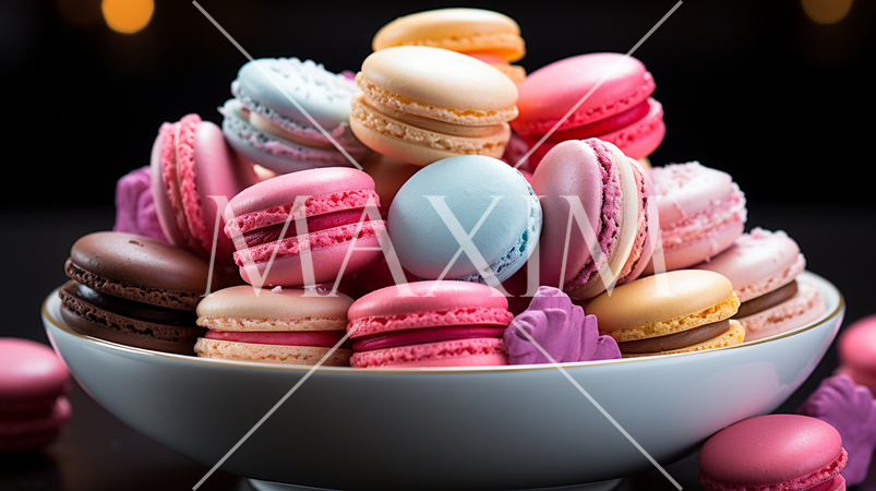 色とりどりのマカロン