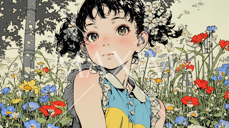 おしゃまな女の子