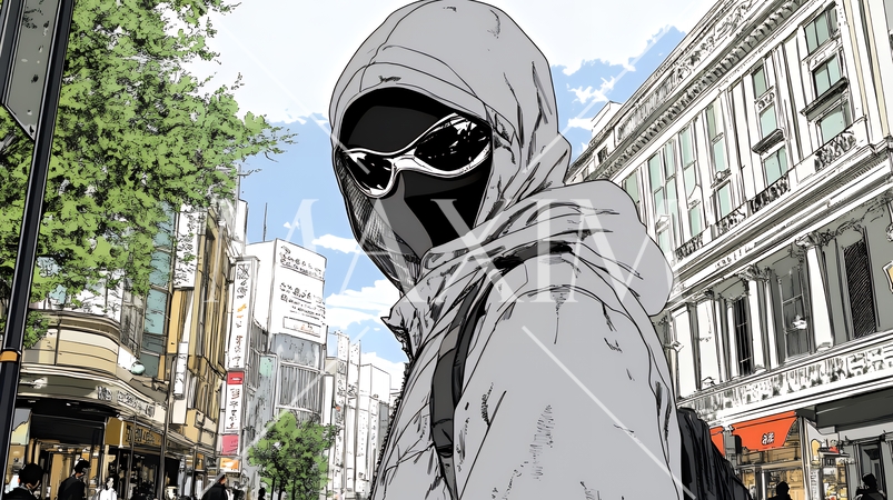 東京の街中に現れたテロリスト