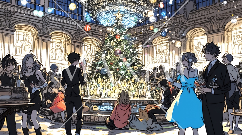 若者たちのクリスマスパーティ