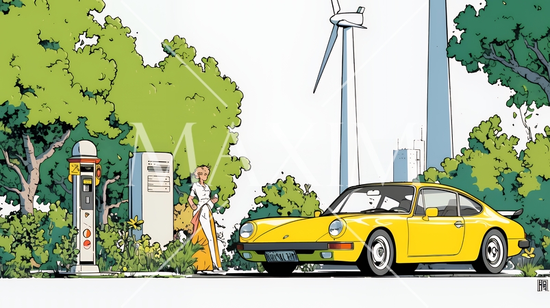 ESG経営とサステナビリティのビジネスコンセプト｜環境・社会・ガバナンスを表す企業向けイラスト