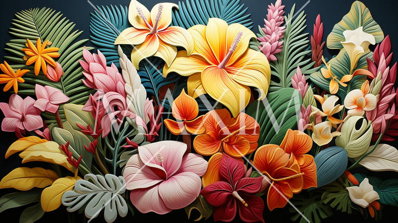 色鮮やかな南国の植物たち