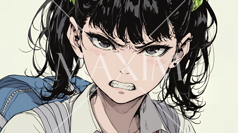 「バカ言ってんじゃないよ」と激怒している女子高生